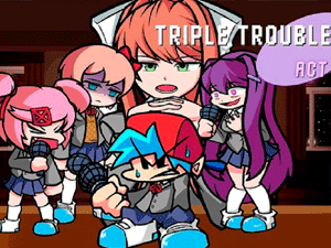 FNF Indie Trouble (Triple Trouble Indie Cross Cover) Mod - Play Online