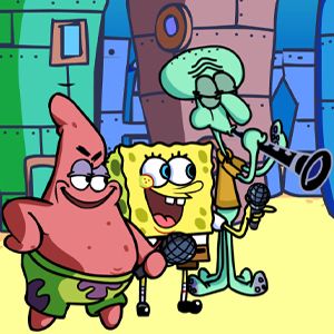 FNF: Bikini Bottom Funkin' (mit Patrick) Schwamm Bob & Tintenfisch