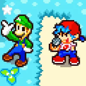 FNF - Friday Night Super Star "Saga" (Mario&Luigi)