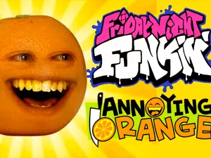 FNF vs Annoying Orange FNF mod game play online