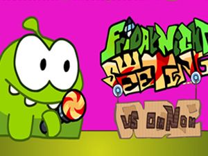 FNF vs Om Nom from Cut The Rope FNF mod game play online, pc download