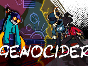 FNF: Genocider Mashup Mod: Tricky & Whitty vs Tabi & Agoti FNF mod game ...