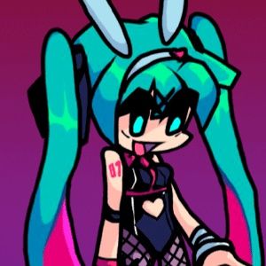 FNF Rabbit Hole with Hatsune Miku & BF