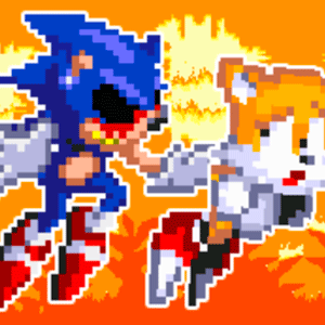 FNF Running Hell: Sonic.exe vs Tails