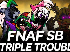FNF: Triple Trouble but FNAF Security Breach Sings it FNF mod jogo online