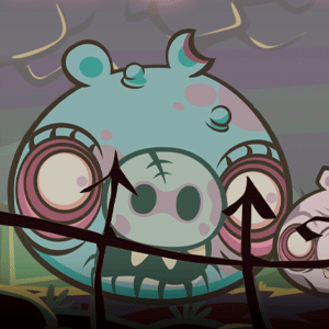 FNF vs Zombie Bad Piggies